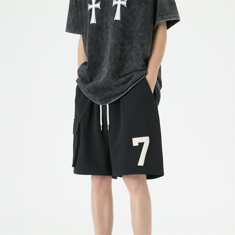 2025夏季新款！款式昨天印花五分休闲短裤809B-DK08-P45控58，男装牛仔裤，星座809B（原星座805）