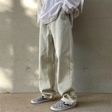 2025春季新款！宽松直筒牛仔裤工艺长裤805-D01-P60控78，男装牛仔裤，星座809B（原星座805）