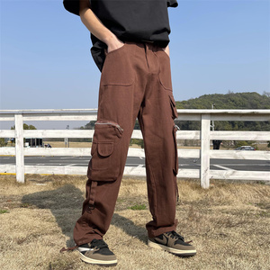 2025春季新款！ 宽松直筒阔腿工装长裤 809B-D83-P70 控98图片