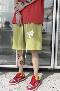 2025夏季新款！宽松阔腿休闲裤刺绣五分短裤 809B-C76-P45 控58图片