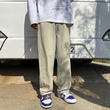 2025春季新款宽松直筒牛仔裤805-D65-P45控68，男装牛仔裤，星座809B（原星座805）