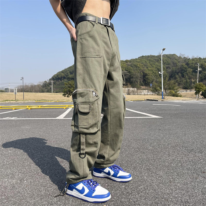 2025春季新款！宽松直筒阔腿工装长裤809B-D83-P70控98，男装工装外套，星座809B（原星座805）