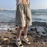 2025夏季新款！宽松直筒刺绣五分休闲裤809B-DK19-P50控68，男装休闲裤，星座809B（原星座805）