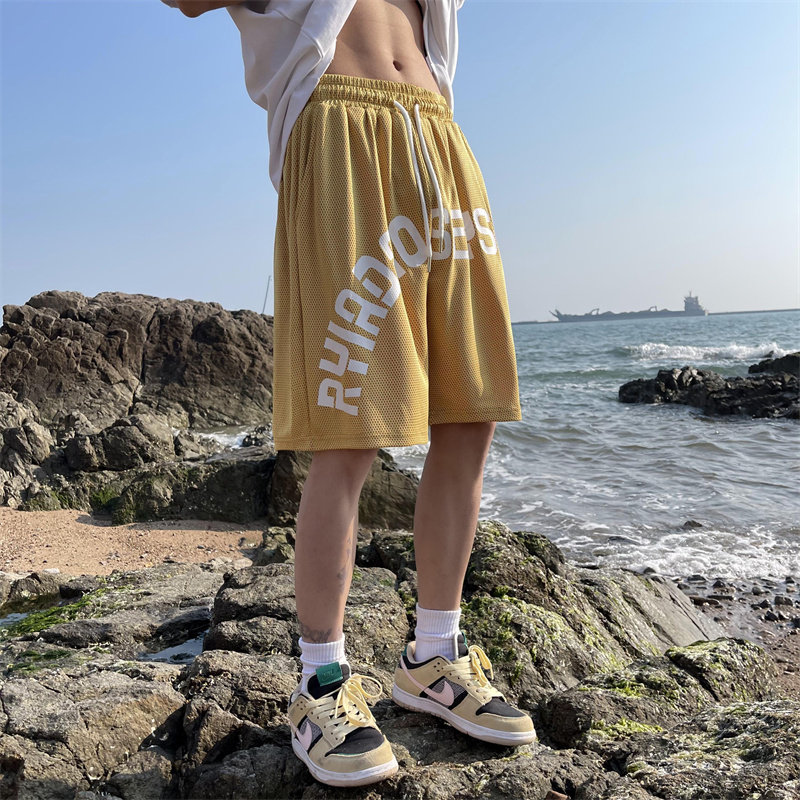2025夏季新款！宽松印花五分短裤805-DK06-P35控48,男装牛仔裤,星座809B（原星座805）