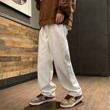 2025秋季新款！宽松直筒牛仔裤纯色裤子805-KZ105-P48控68，男装牛仔裤，星座809B（原星座805）