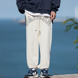 2025秋季新款！宽松阔腿休闲裤缩脚裤子805-KZ66-P60控78，男装休闲裤，星座809B（原星座805）