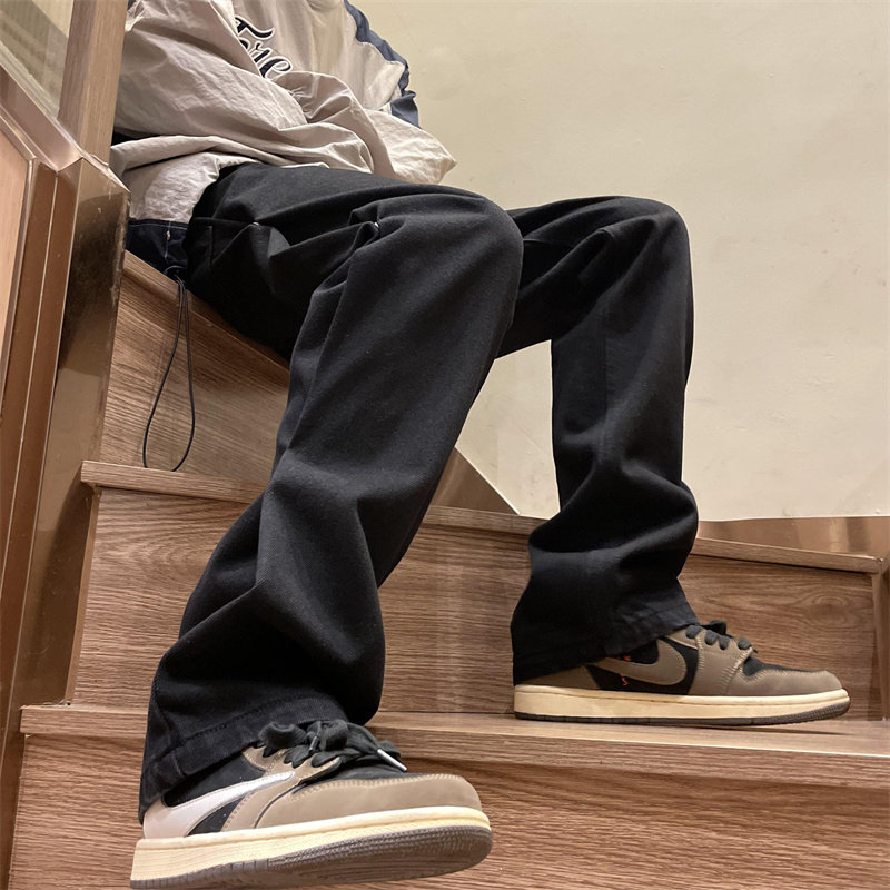 2025秋季新款！个性设计宽松直筒牛仔裤805-KZ83-P55控68，男装牛仔裤，星座809B（原星座805）