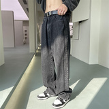 2025春季新款百搭宽松直筒牛仔裤805-D29-P55控68，男装牛仔裤，星座809B（原星座805）