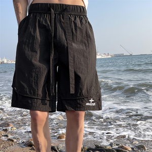 2025夏季新款！宽松直筒刺绣五分休闲裤 809B-DK19-P50 控68，男装休闲裤，星座809B（原星座805）