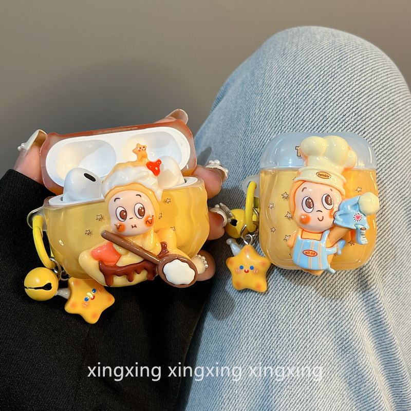 适用airpods保护套趣味立体卡通