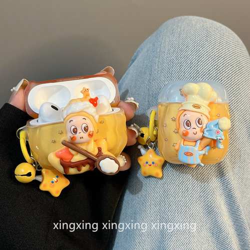 适用airpods保护套趣味立体卡通