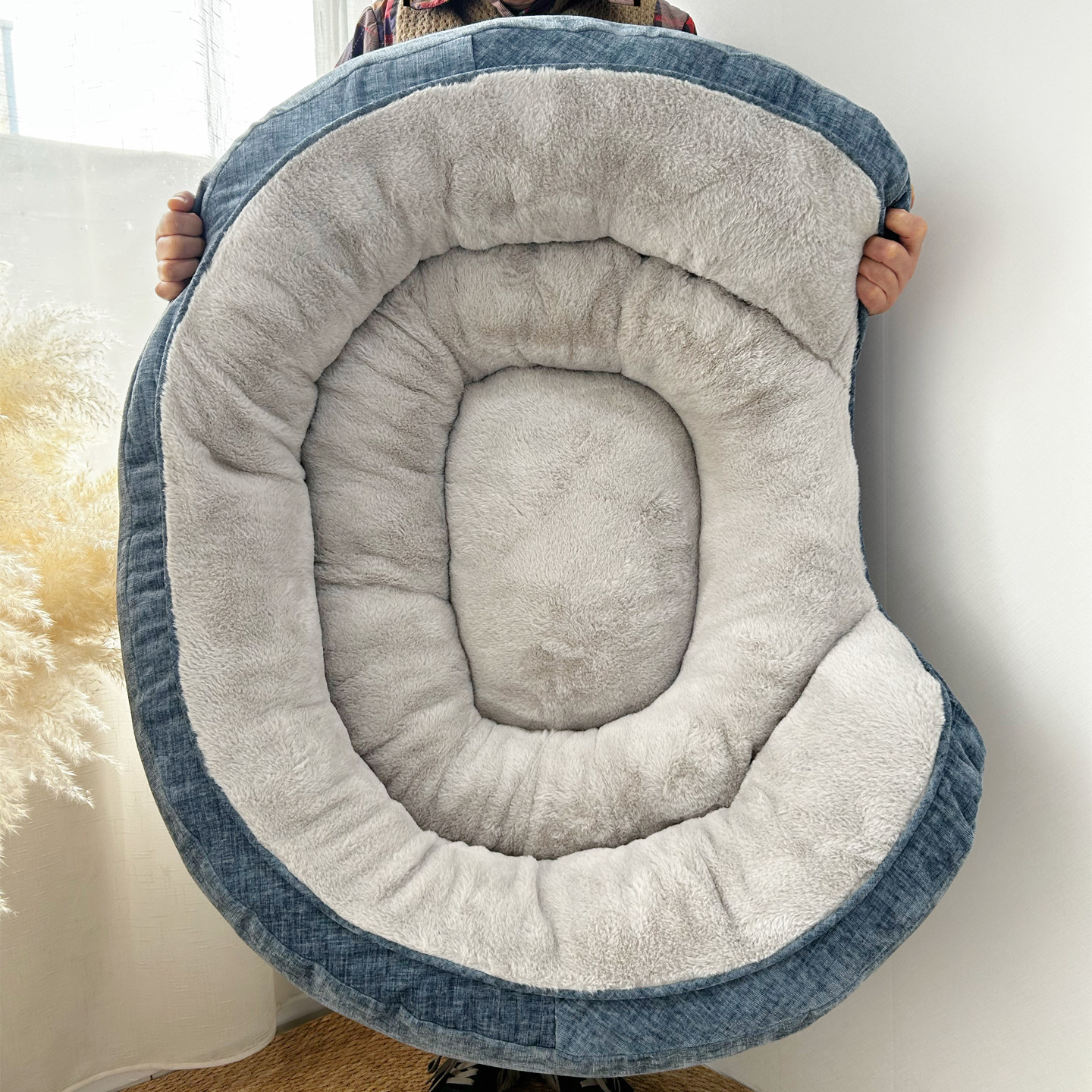 全可拆洗！！睡不塌狗窝中大型犬柴犬边牧厚实饱满四季通用宠物窝