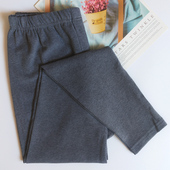 衬裤 舒绒纯棉秋裤 春秋中老年人修身 高腰线裤 男 男士 爸爸保暖裤 厚款