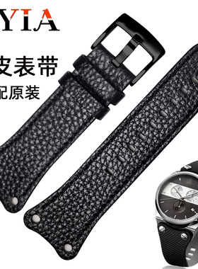 代用CK真皮表带手表带K4B374B6 K4B371B3小牛皮K4B381B6 K4B381B3