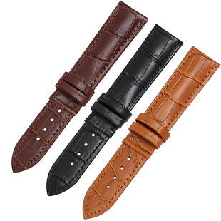 代用天梭卡西欧爱宝时表带男真皮手表带女牛皮软表链防水手表配件