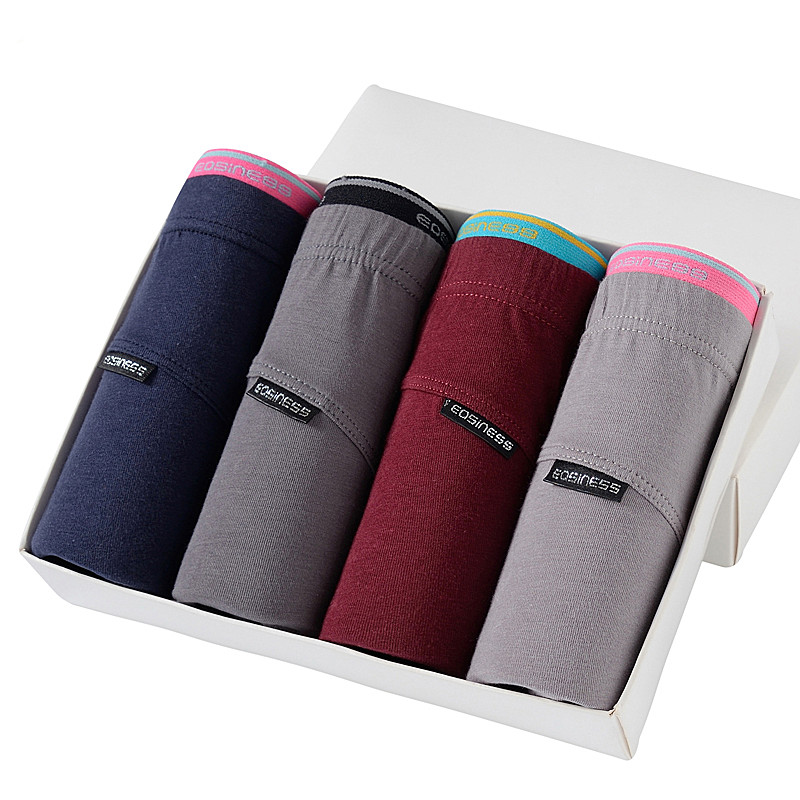 青年贴身时尚弹力棉吸汗平脚裤头