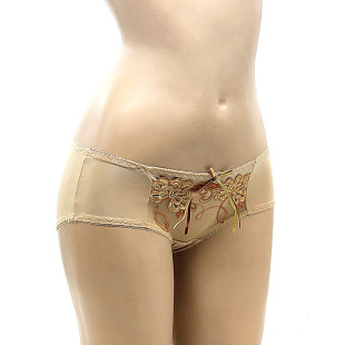 娇兰蒂诺7072女士速干锦纶低腰宽松透明性感三角裤 青年透气潮内裤