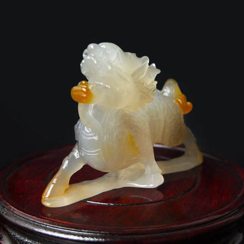 镇宅把件正品包邮祥瑞冰俏玉石