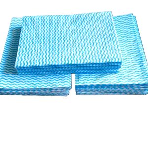 宁峰波浪纹无纺布抹布厨房清洁布吸水吸油去污便携家用擦桌加大款