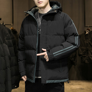 带帽子棉衣冬季加厚男士外套男生休闲棉袄子男生冬装潮牌羽绒棉服