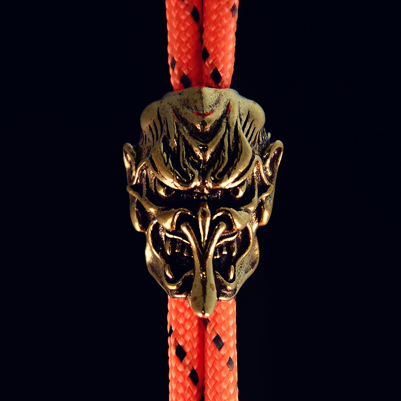 天狗长嘴怪热销EDC黄铜刀坠伞绳坠手电筒坠手工DIY指虎坠配件