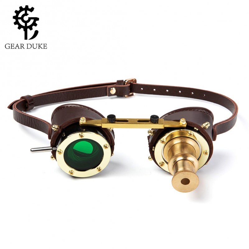 蒸汽朋克工业复古护目镜万圣节新款金属眼镜风镜