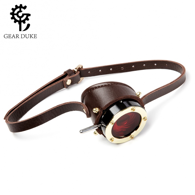 欧美新款现货蒸汽朋克工业复古金属护目镜风镜创意配饰