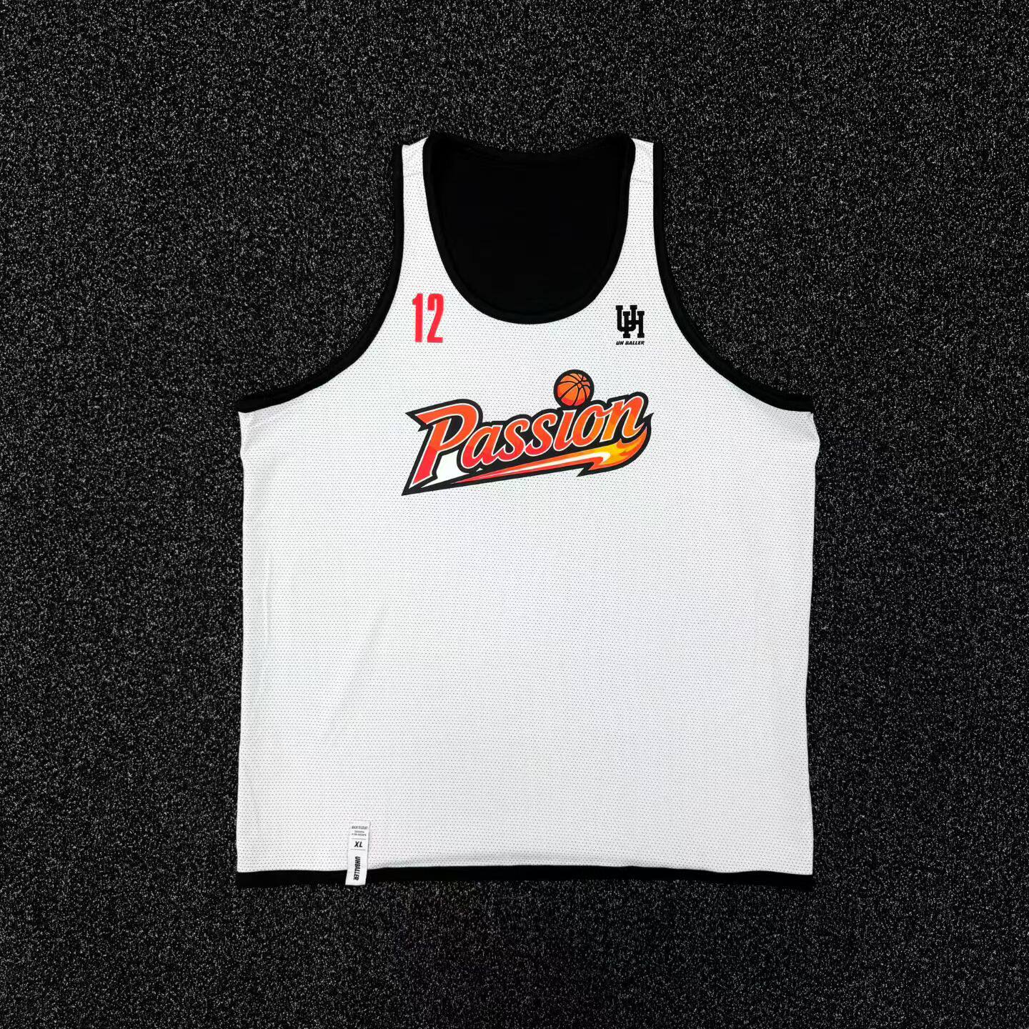 UHBALLER美式双面篮球服套装男id定制两面穿速干球衣比赛训练队服