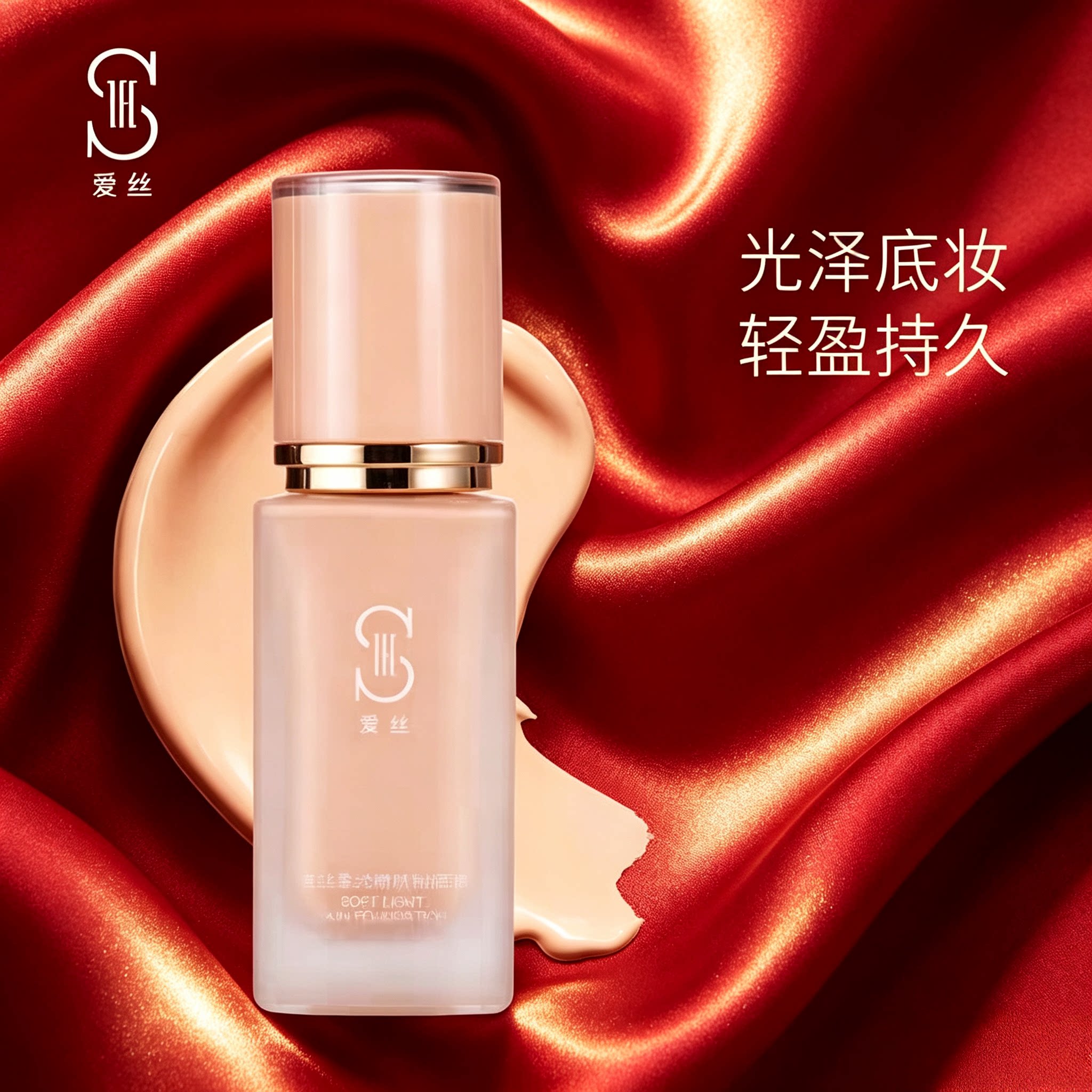 ZFC爱丝粉底液 遮瑕液粉底霜粉底膏BB霜防水保湿补水滋润
