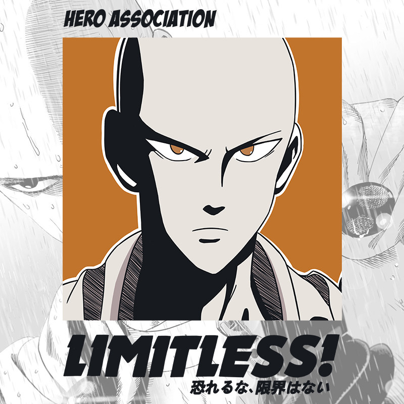 一拳超人短袖t恤琦玉老师一击男动漫周边印花纯棉男女大码情侣装