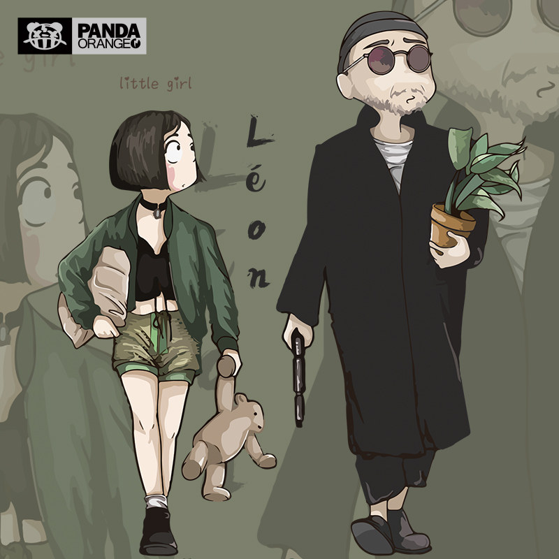 这个杀手不太冷同款衣服刺客秋冬加绒卫衣动漫海报cos假两件外套