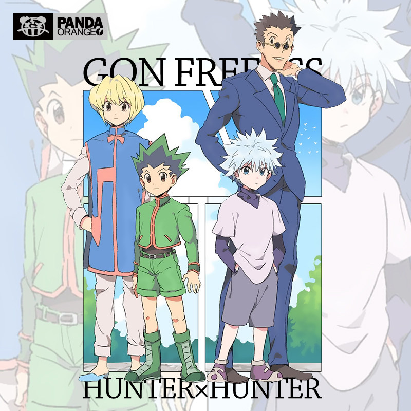 全职猎人联名t恤卡通动漫衣服杰奇犽酷拉皮卡雷欧力学生亲子卫衣