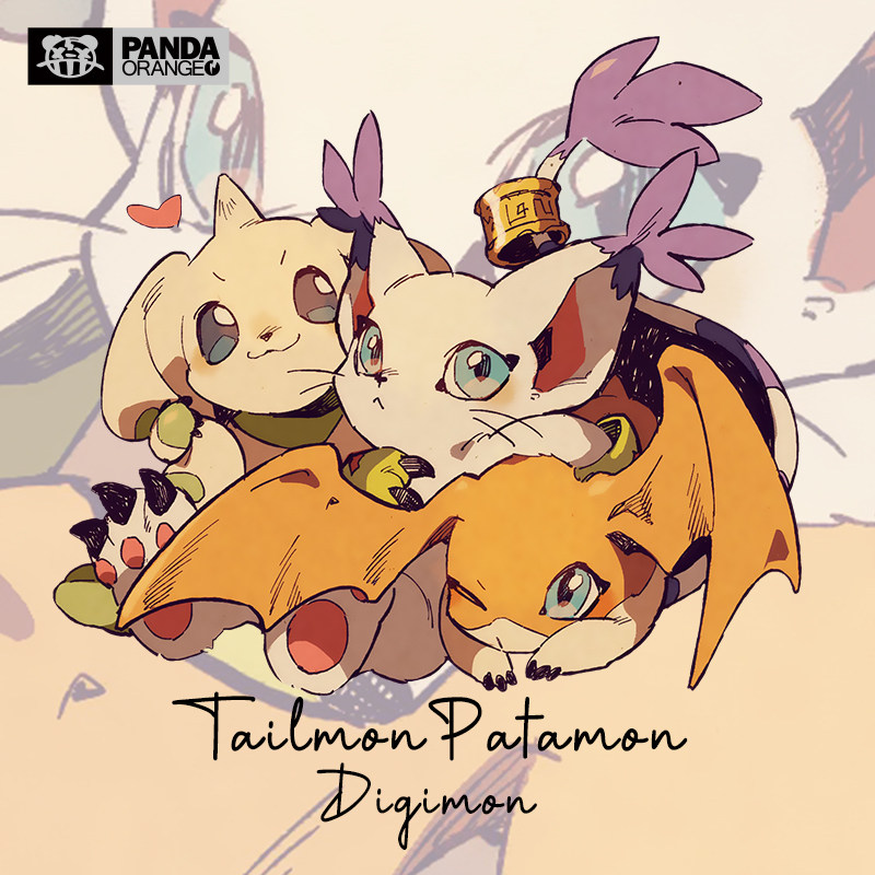 数码宝贝联名t恤卡通动漫画巴达兽迪路兽周边学生亲子装卫衣新款