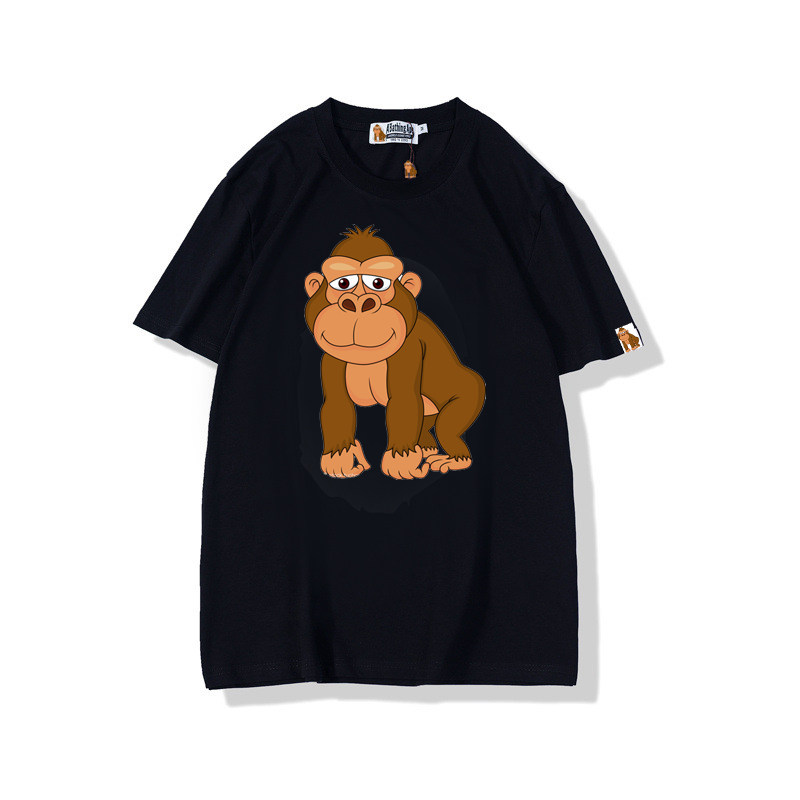 bape Short sleeved T-shirt Shark Chaopai Ape head Net Red half sleeve Couples dress Easy T-shirts camouflage shirtin the Men's clothing, T-shirt  category - from Buy2taobao.com to provide professional Taobao agent buy service