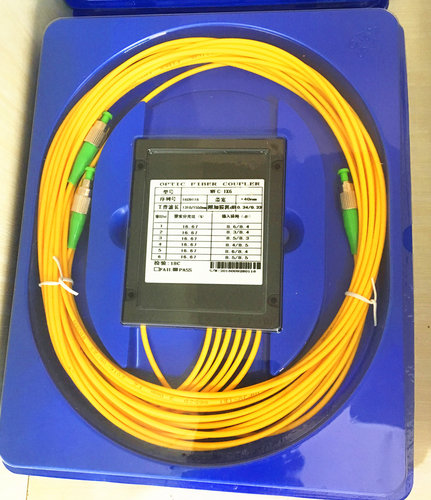 单模光分路器1*6光谱FC/APC全新