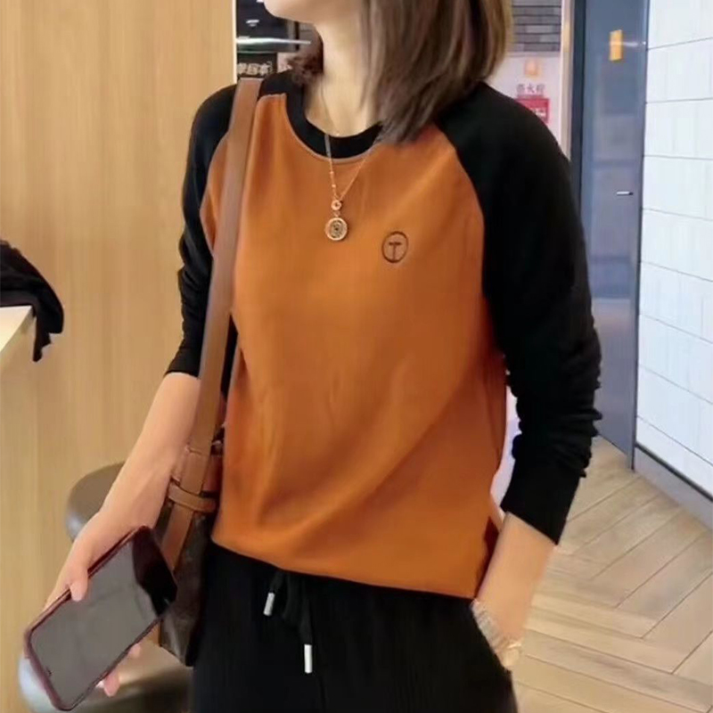 大码宽松遮肚子德绒保暖秋冬长袖