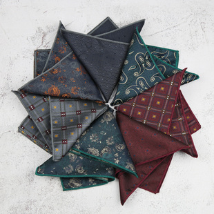 男士正装商务西装结婚暗色系口袋巾潮款西服配饰小方巾胸巾装饰