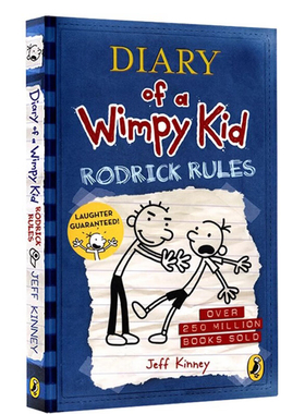 小屁孩日记2 Diary of a Wimpy Kid Rodrick Rules小鬼日记 英文原版小说
