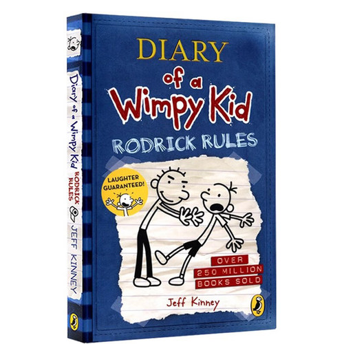 小屁孩日记2 Diary of a Wimpy Kid Rodrick Rules小鬼日记 英文原版小说