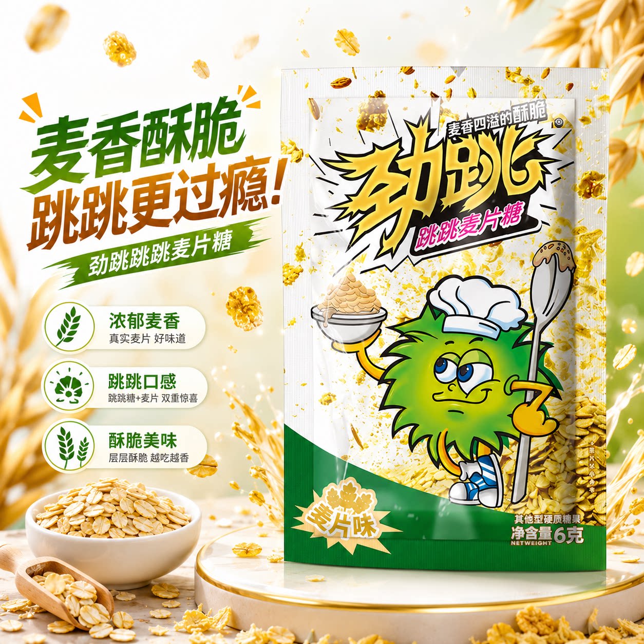 百达劲跳糖跳跳糖糖果大颗粒小包装商用烘焙儿童礼物零食奖励分享