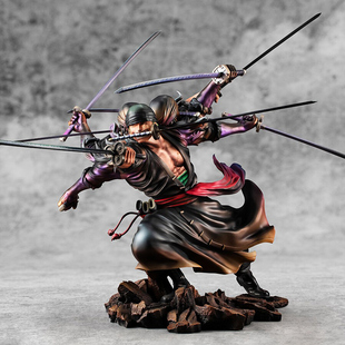 海贼王POP MAX三头六臂九刀流鬼气阿修罗索隆手办GK模型摆件礼物