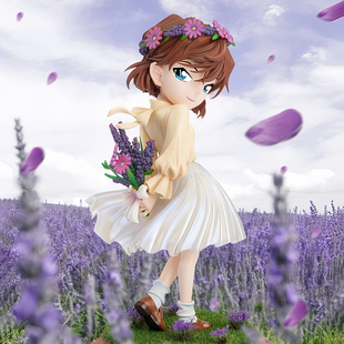 名侦探回眸灰原哀手办花环站姿动漫模型机箱摆件桌搭公仔潮玩周边