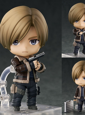 生化危机4重制版2337里昂手办可动粘土人Q版公仔游戏模型摆件周边