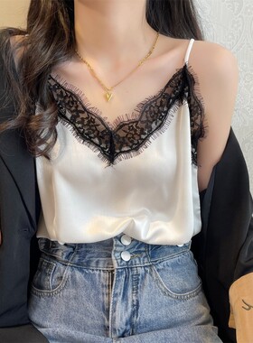 夏天新款欧洲站西装打底衫背心女
