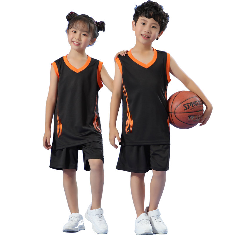 篮球火纹篮球服套装男定制大学生比赛队服训练营球衣吸汗透气印号