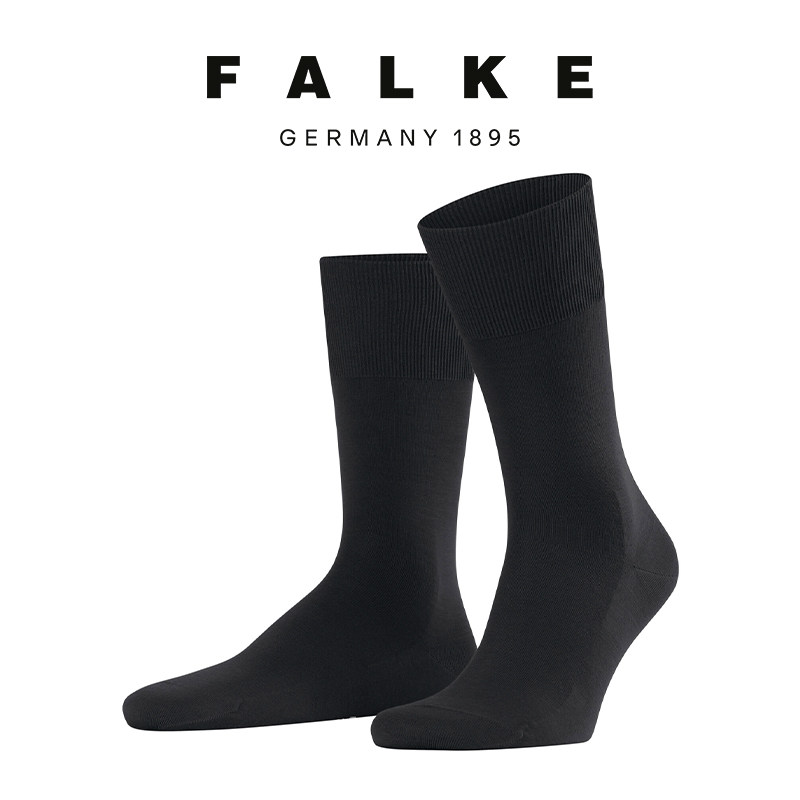 FALKE鹰客德国进口ClimaWool休闲舒适商务男袜羊毛袜中筒14468