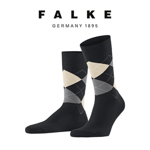 FALKE鹰客德国进口Argyle菱形格休闲棉袜子男女四季 贴合舒适12535