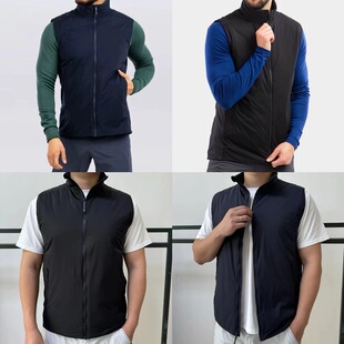 棉马甲60克黑标棉 秋冬Atom Vest男士 面料弹力舒适 轻量保暖