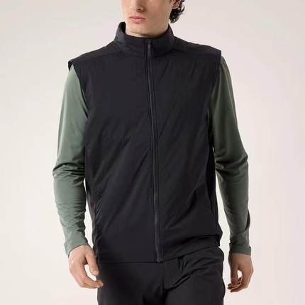 秋冬Atom LT Vest男士棉马甲60克黑标P棉 轻量保暖 面料弹力舒适