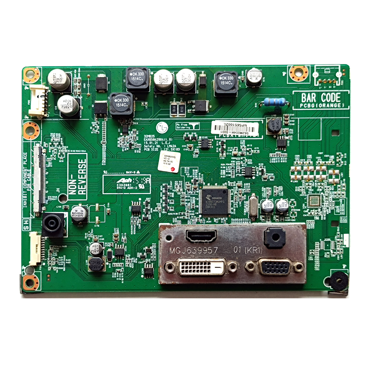 原装LG显示器32MB25VQ驱动板 主板EAX65842904/02(1.0)屏LC320DUE